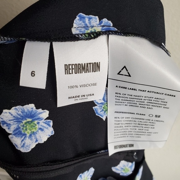 Reformation Wilde in Wildflower size 6 NWT - Picture 3 of 9